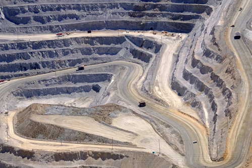 Waste Electrical and Electronic Equipment - image of open copper mine